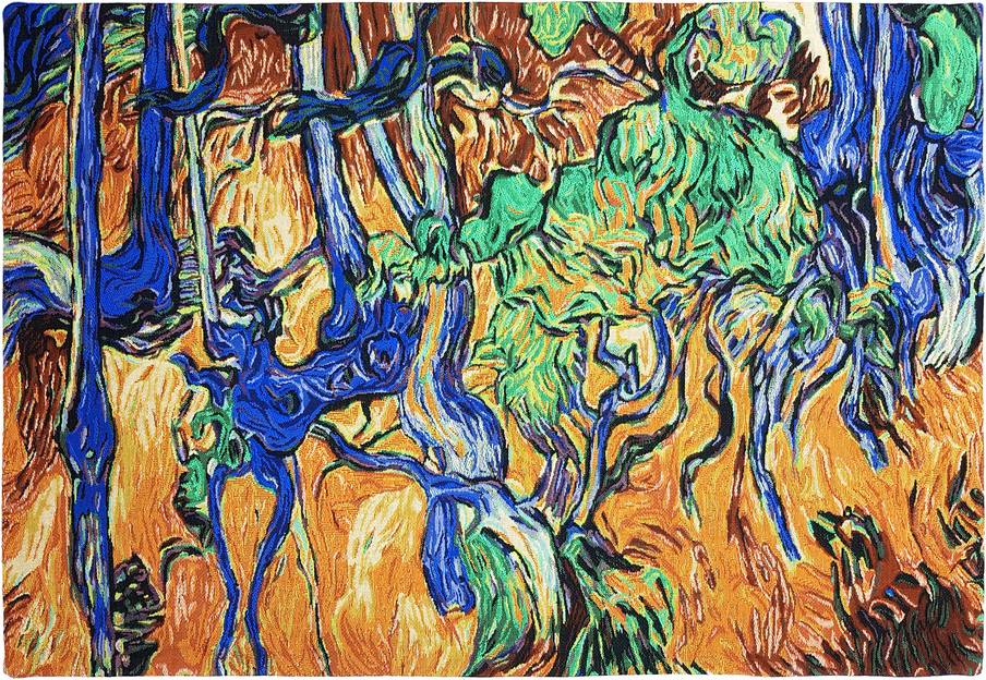 Boomwortels (Van Gogh) Wandtapijten Vincent Van Gogh - Mille Fleurs Tapestries