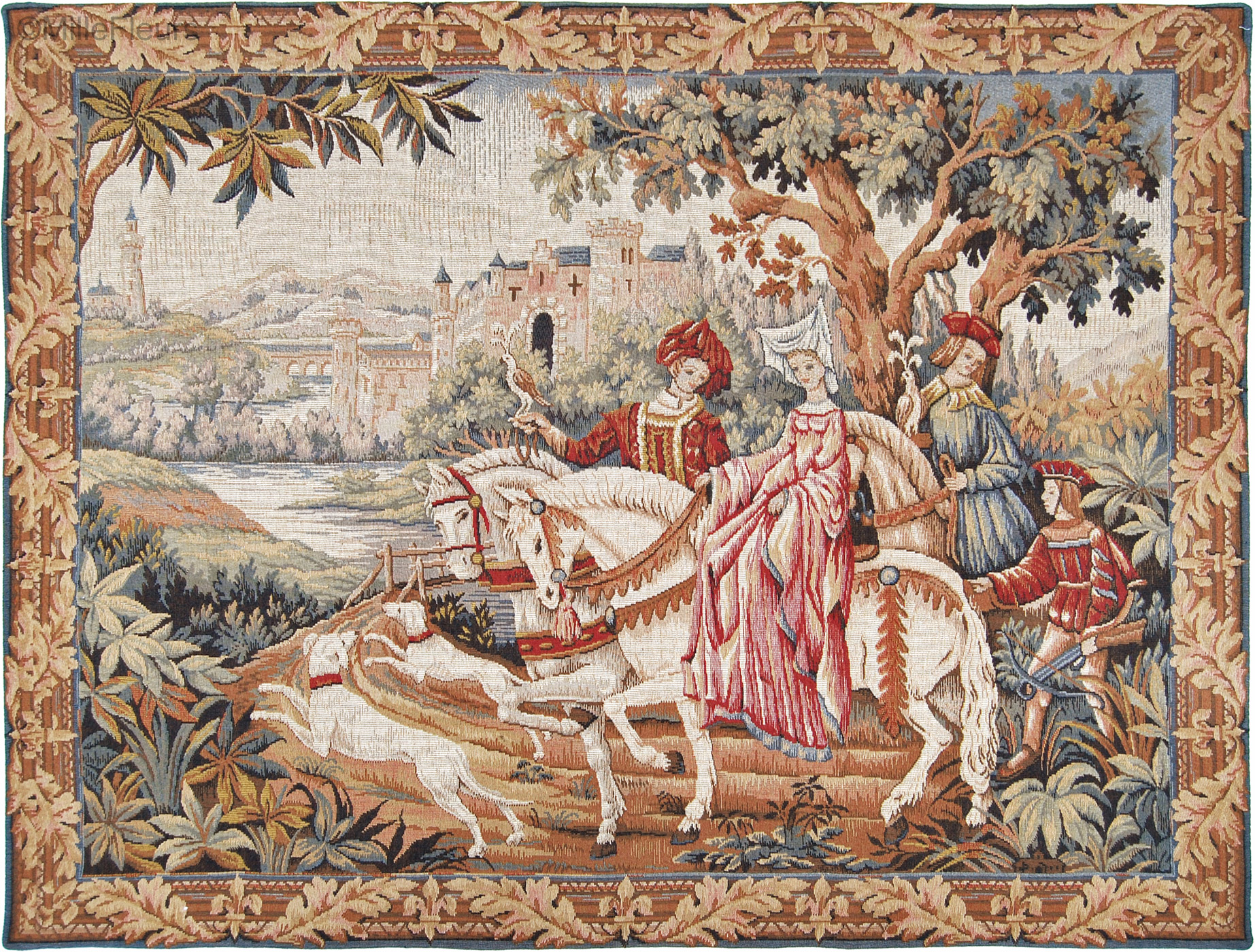 Royal Hunt - Other Medieval - Wall tapestries - Mille Fleurs Tapestries