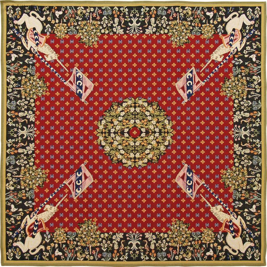 Unicorn Theme Throws & Plaids Medieval - Mille Fleurs Tapestries