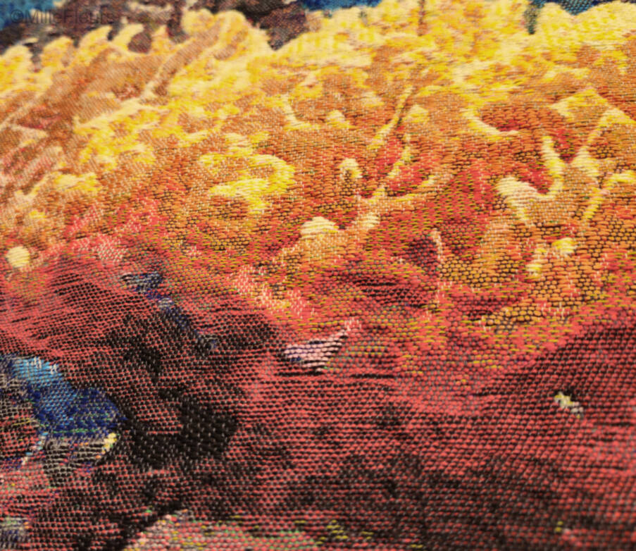 Coral Dream Wall tapestries Contemporary Artwork - Mille Fleurs Tapestries