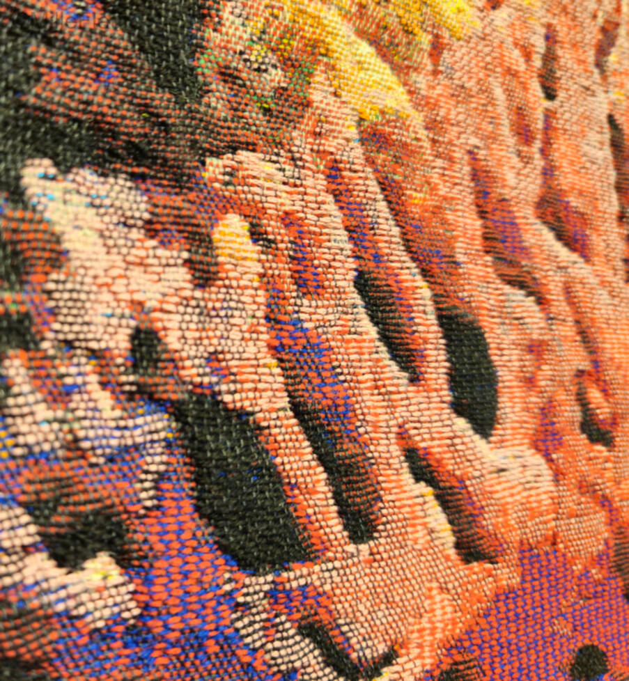 Coral Dream Wall tapestries Contemporary Artwork - Mille Fleurs Tapestries