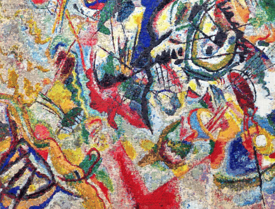 Composition VII Wall tapestries Masterpieces - Mille Fleurs Tapestries