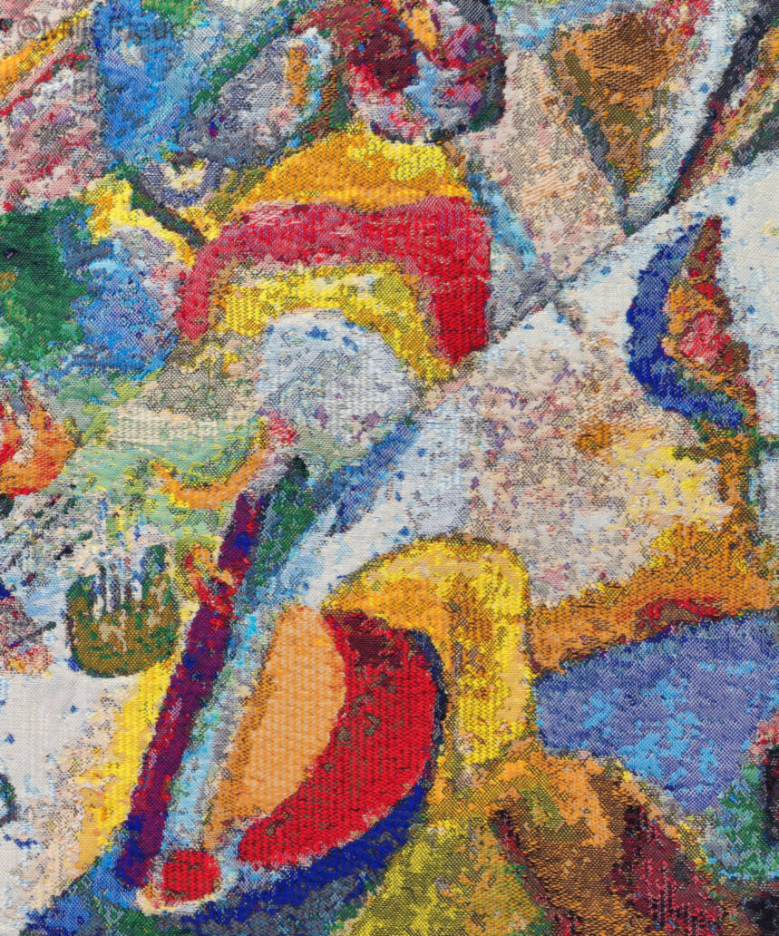 Composition VII Wall tapestries Masterpieces - Mille Fleurs Tapestries