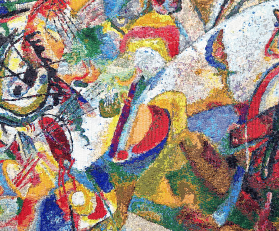 Composition VII Wall tapestries Masterpieces - Mille Fleurs Tapestries