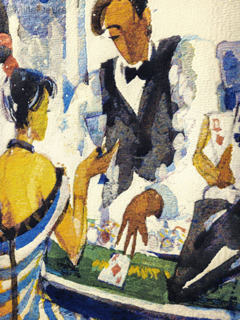 Color of Vegas Limited Edition of 12 Wandtapijten Hedendaagse Kunstwerken - Mille Fleurs Tapestries