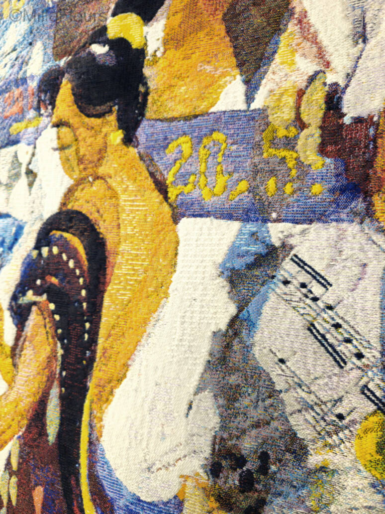 Color of Vegas Limited Edition of 12 Wandtapijten Hedendaagse Kunstwerken - Mille Fleurs Tapestries
