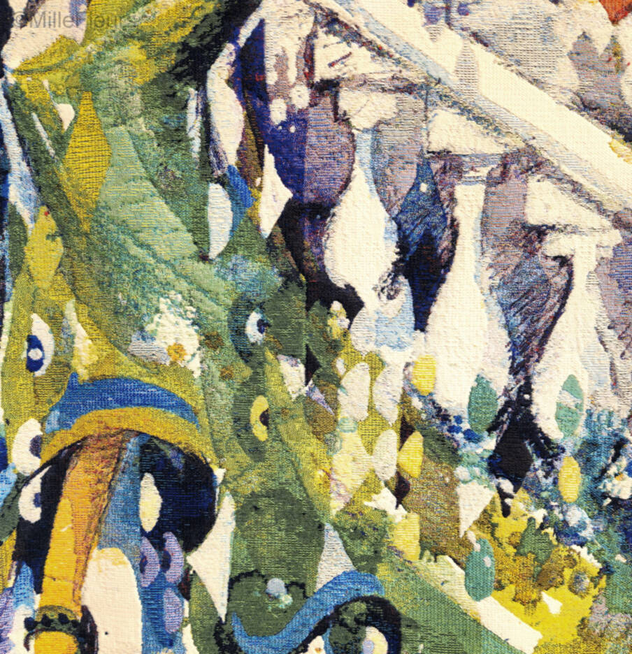 Color of Vegas Limited Edition of 12 Wandtapijten Hedendaagse Kunstwerken - Mille Fleurs Tapestries