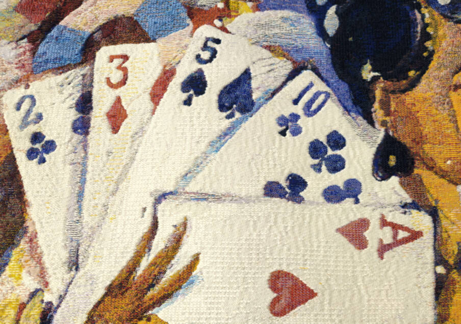 Color of Vegas Limited Edition of 12 Wandtapijten Hedendaagse Kunstwerken - Mille Fleurs Tapestries