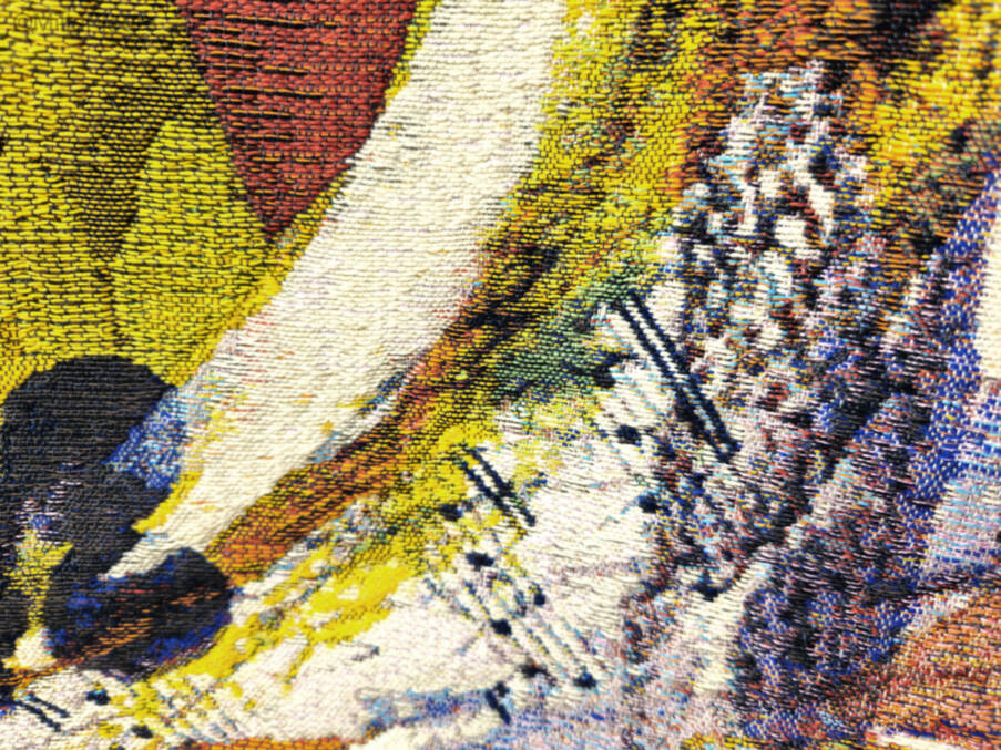 Color of Vegas Limited Edition of 12 Wandtapijten Hedendaagse Kunstwerken - Mille Fleurs Tapestries