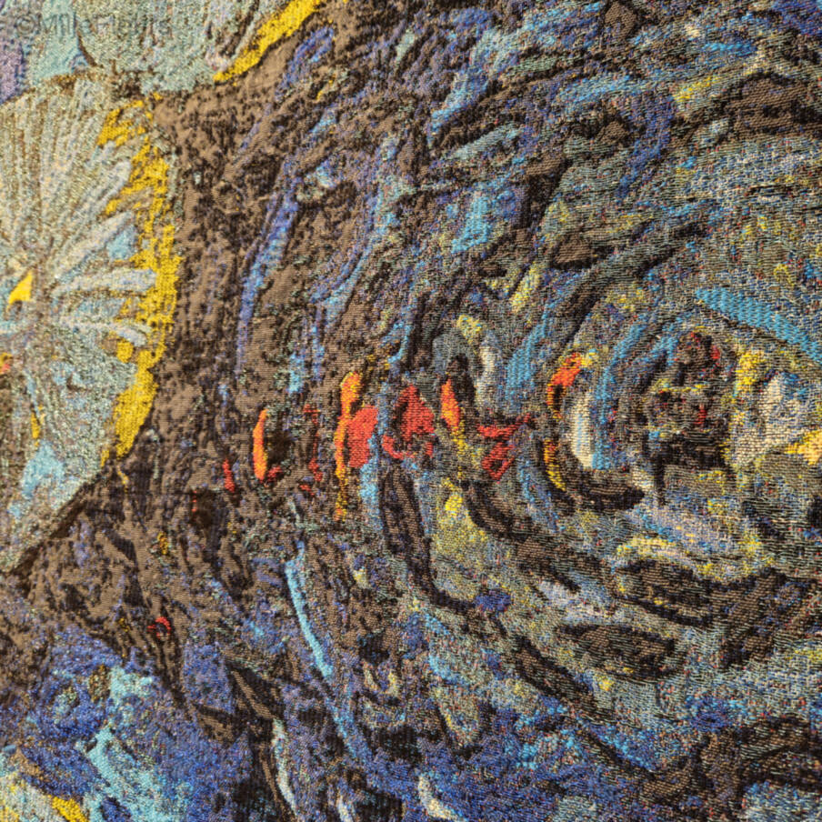 Taiwanese Blue Ocean Unique Edition 1/1 Wandtapijten Hedendaagse Kunstwerken - Mille Fleurs Tapestries