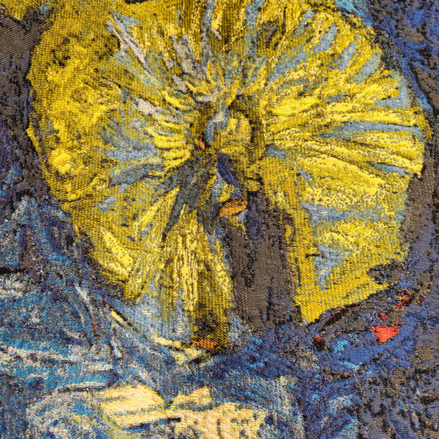 Taiwanese Blue Ocean Unique Edition 1/1 Wandtapijten Hedendaagse Kunstwerken - Mille Fleurs Tapestries