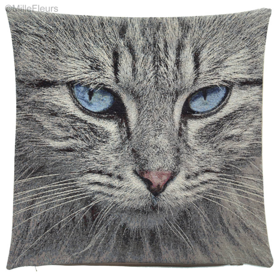 Blue-eyed Cat Tapestry cushions *** clearance sales *** - Mille Fleurs Tapestries