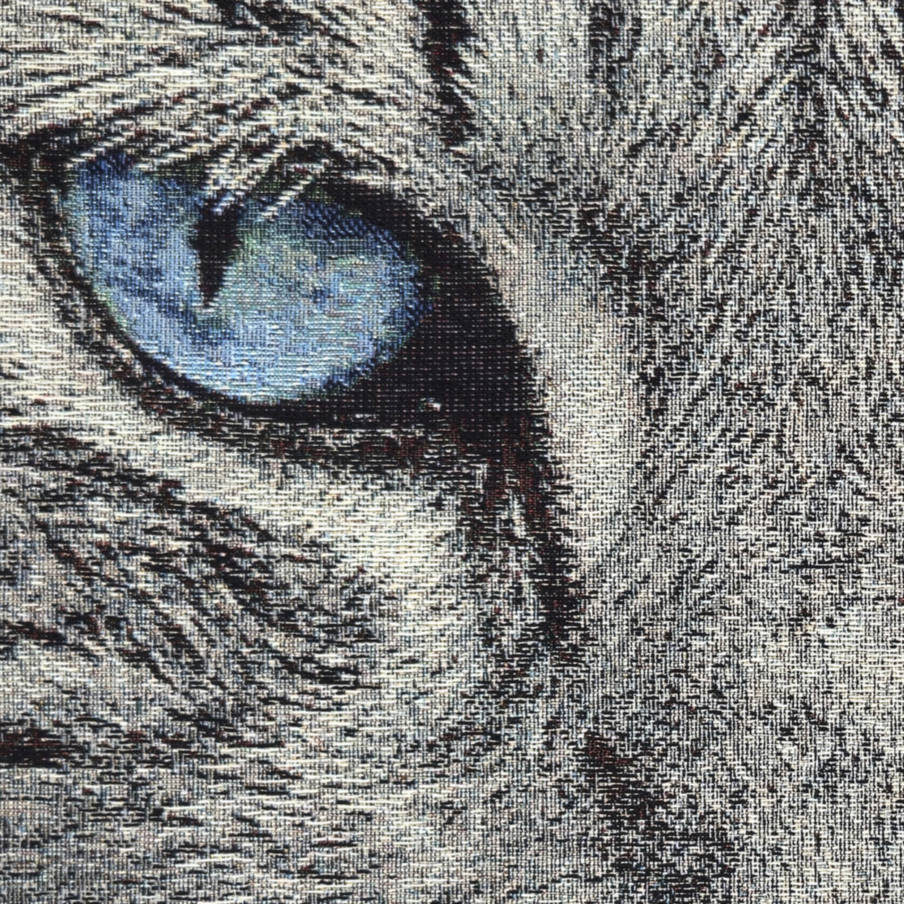 Blue-eyed Cat Tapestry cushions *** clearance sales *** - Mille Fleurs Tapestries
