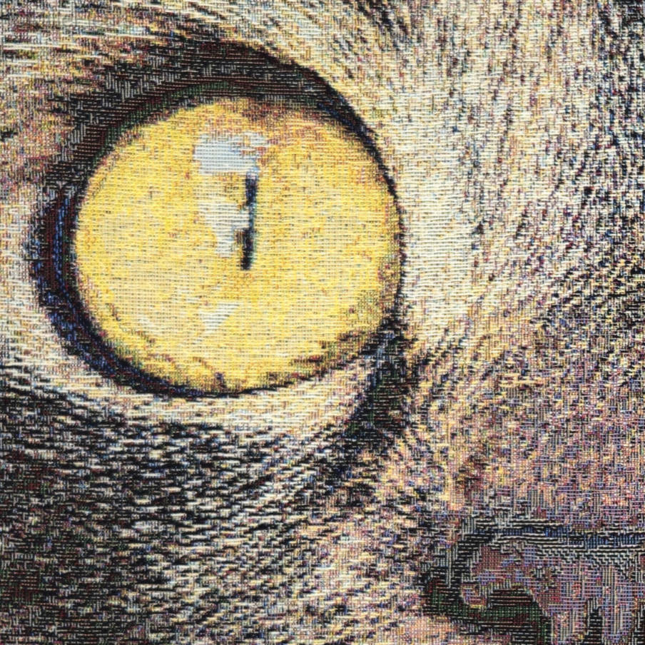 Geelogige Kat Sierkussens *** uitverkoop *** - Mille Fleurs Tapestries