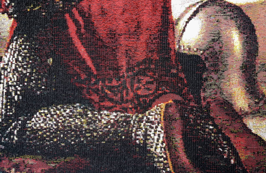 The Accolade Wall tapestries Edmund Blair Leighton - Mille Fleurs Tapestries