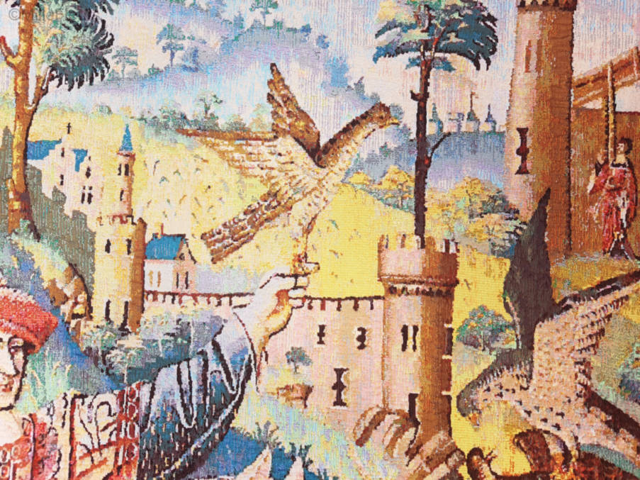 De Jacht Wandtapijten Andere Middeleeuwse - Mille Fleurs Tapestries