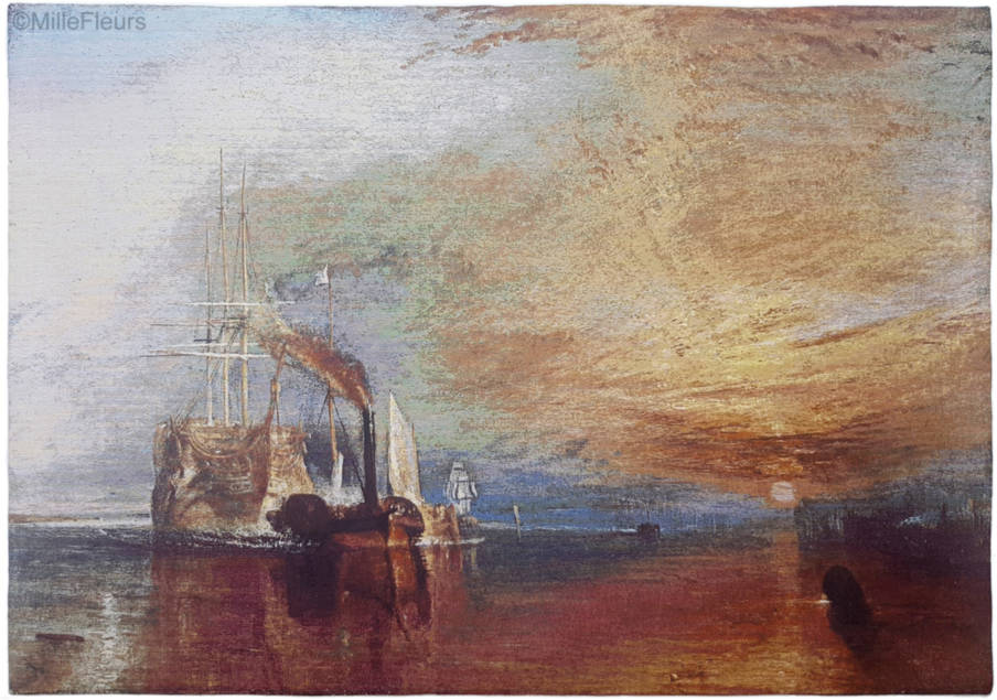 The Fighting Temeraire (William Turner) Wall tapestries Maps and Nautical - Mille Fleurs Tapestries