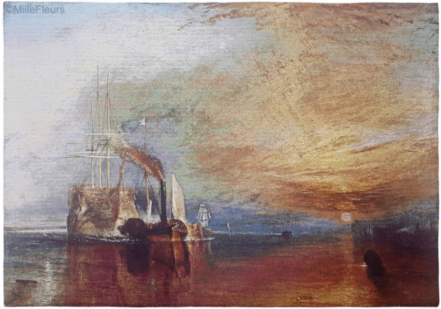 The Fighting Temeraire (William Turner) Tapisseries murales Cartes et Nautiques - Mille Fleurs Tapestries