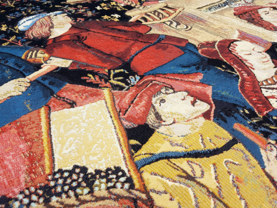 Wijnmakers Wandtapijten Wijnoogst - Mille Fleurs Tapestries