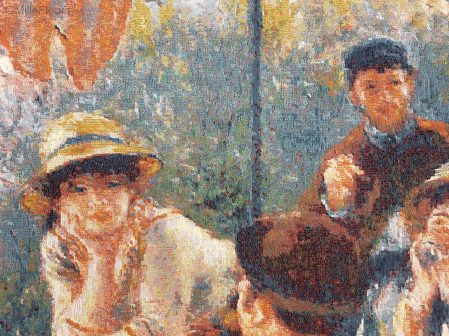 Lunch van de Roeiers (Renoir) Wandtapijten Pierre-Auguste Renoir - Mille Fleurs Tapestries