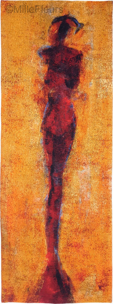 Afrika (Franz Ruzicka) Wandtapijten Hedendaagse Kunstwerken - Mille Fleurs Tapestries