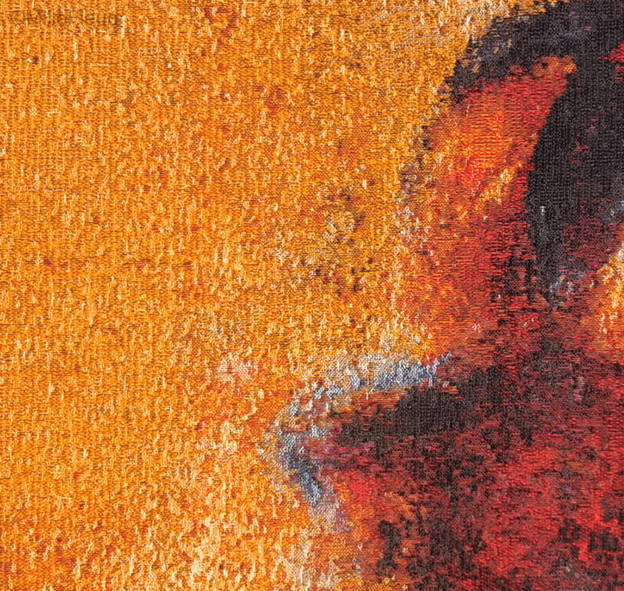 Afrika (Franz Ruzicka) Wandtapijten Hedendaagse Kunstwerken - Mille Fleurs Tapestries
