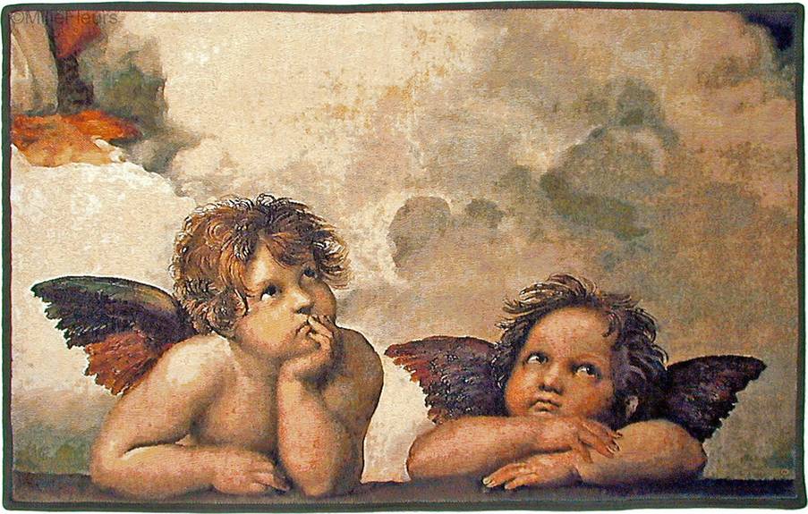 Angels (Raphael) Wall tapestries Masterpieces - Mille Fleurs Tapestries