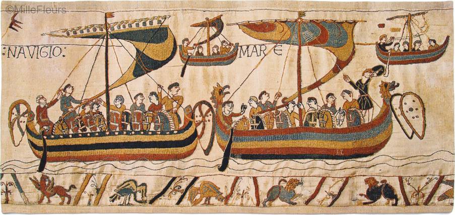 Navigio Wall tapestries Bayeux Tapestry - Mille Fleurs Tapestries