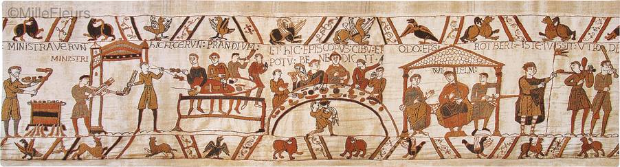 Banquet Wall tapestries Bayeux Tapestry - Mille Fleurs Tapestries