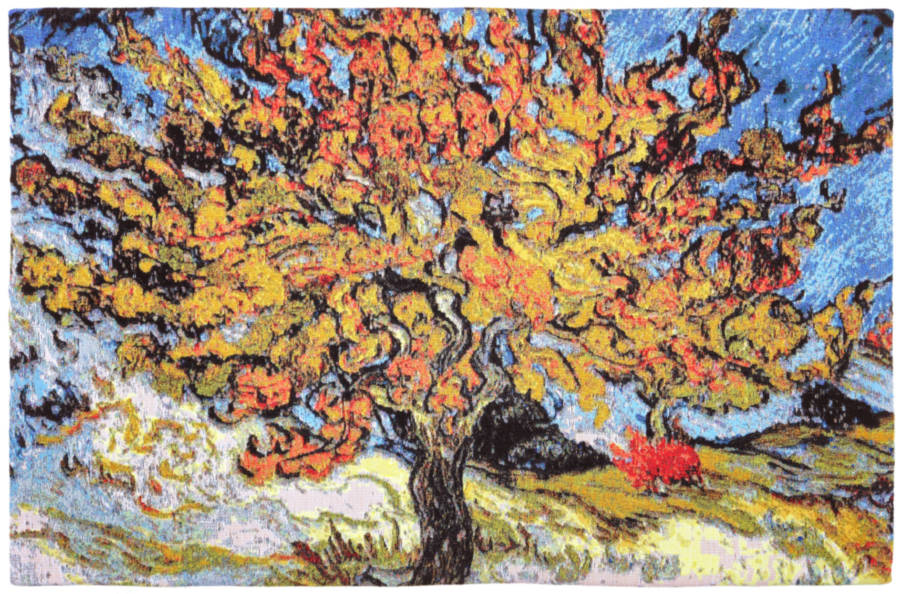 Moerbeiboom (Van Gogh) Wandtapijten Vincent Van Gogh - Mille Fleurs Tapestries