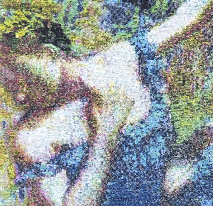 Blue Dancers Wall tapestries Masterpieces - Mille Fleurs Tapestries