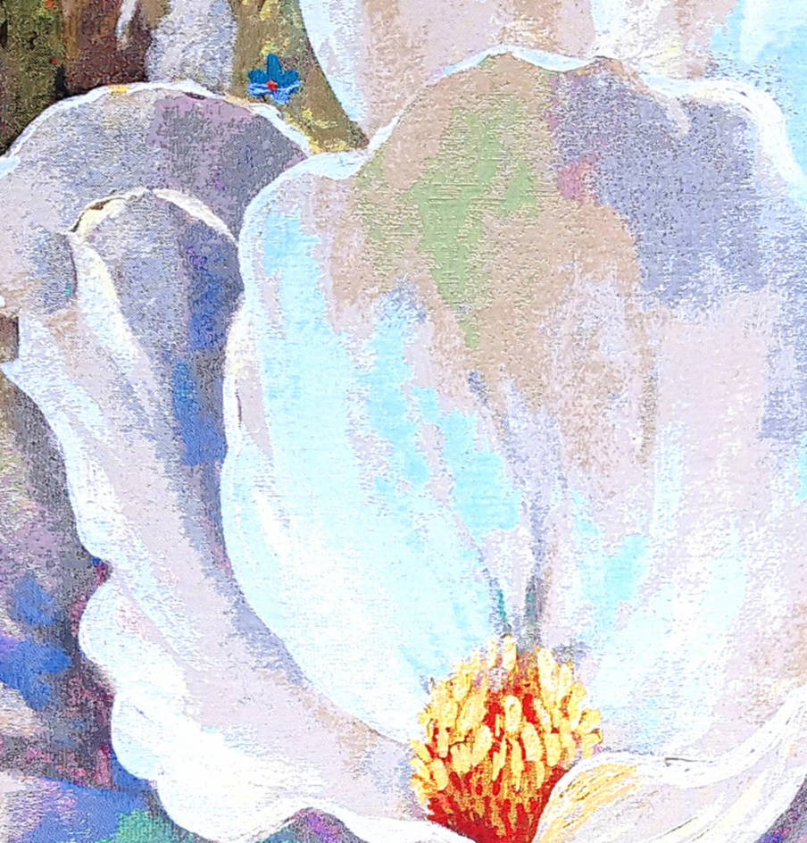 Evening Flower Wandtapijten Simon Bull - Mille Fleurs Tapestries