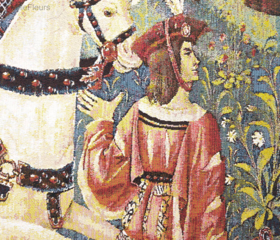 La Caza Tapices de pared Otros Medievales - Mille Fleurs Tapestries