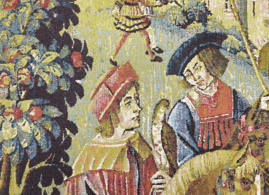De Jacht Wandtapijten Andere Middeleeuwse - Mille Fleurs Tapestries