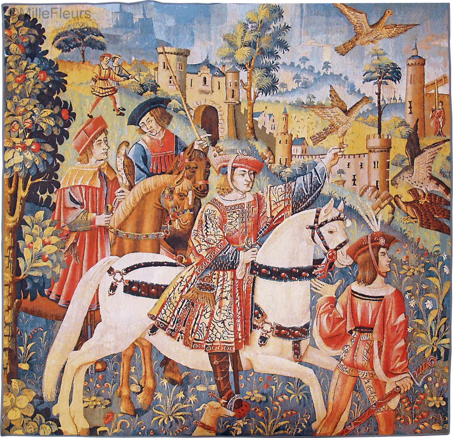 The Hunting - Other Medieval - Wall tapestries - Mille Fleurs Tapestries