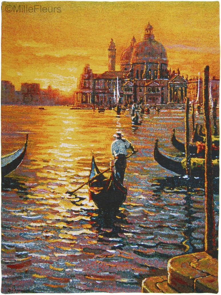 Day ends at Venice Wall tapestries Bob Pejman - Mille Fleurs Tapestries