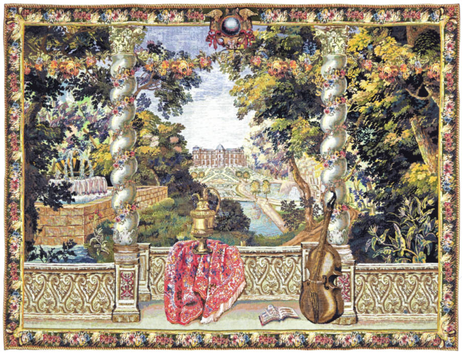 Kasteel van Edingen Wandtapijten Kastelen - Mille Fleurs Tapestries