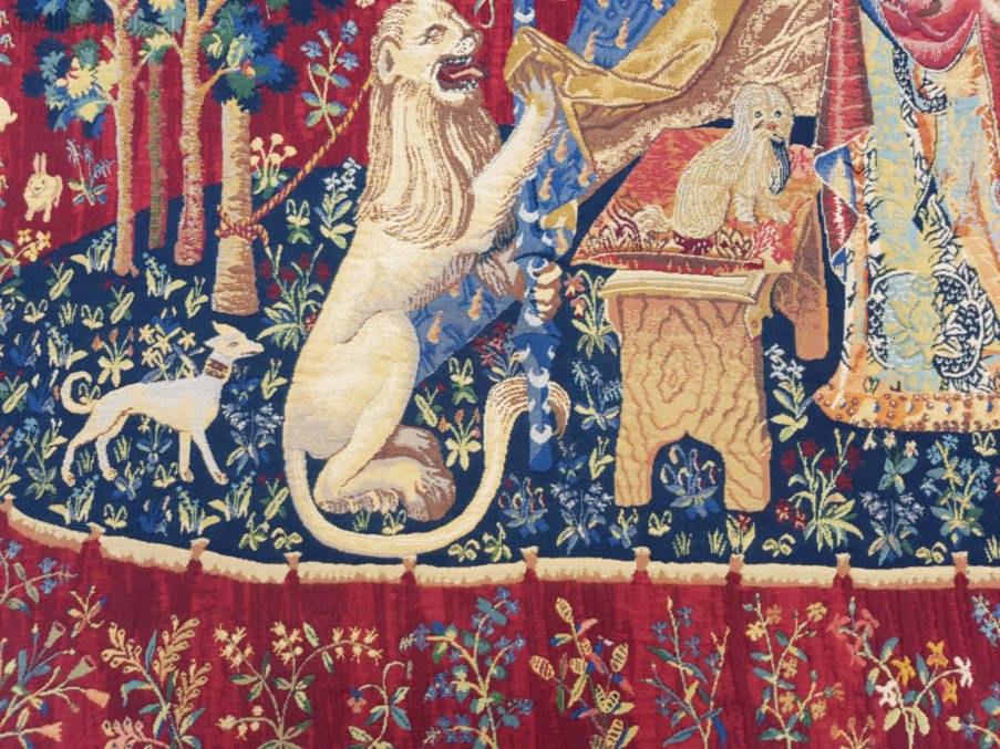 To my only Desire Wall tapestries Lady and the Unicorn - Mille Fleurs Tapestries