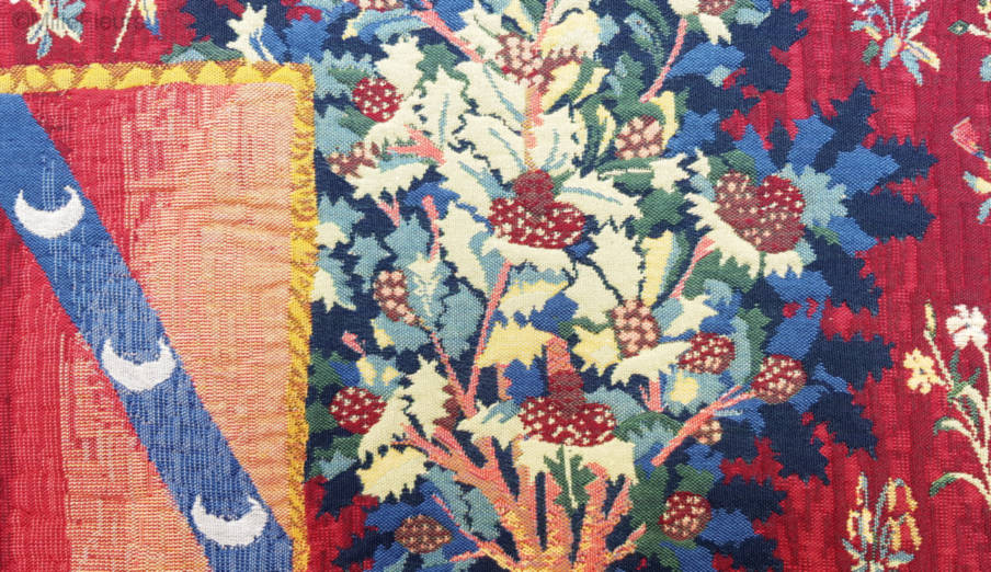 Aan mijn enige Verlangen Wandtapijten Dame en de Eenhoorn - Mille Fleurs Tapestries