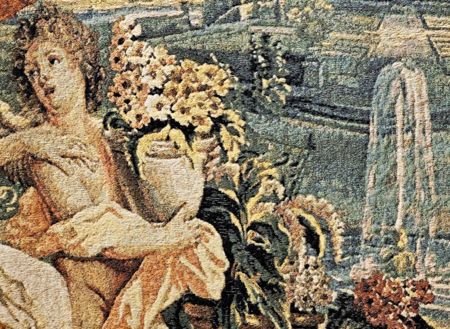 Triomf van Flora Wandtapijten Zeer Grote Wandtapijten - Mille Fleurs Tapestries