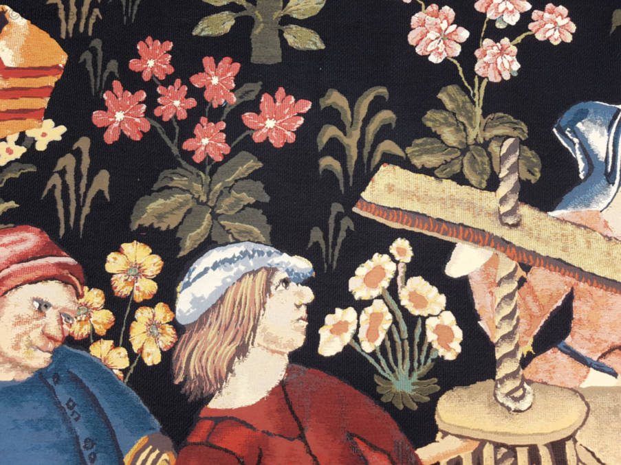 Wijnmakers Wandtapijten Zeer Grote Wandtapijten - Mille Fleurs Tapestries