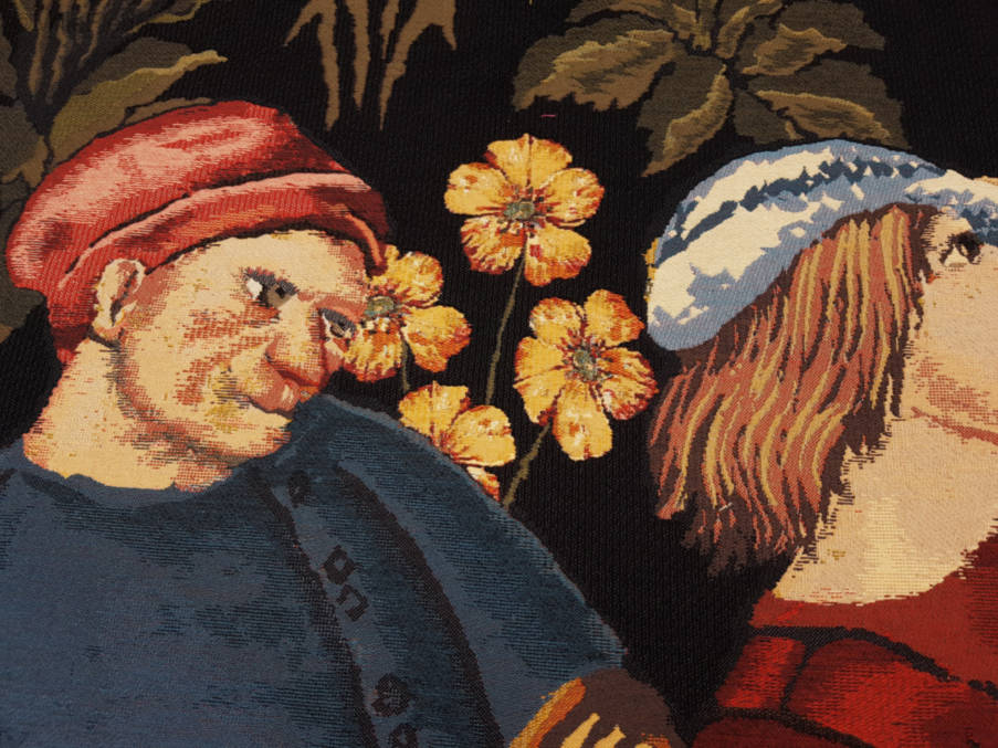 Wijnmakers Wandtapijten Zeer Grote Wandtapijten - Mille Fleurs Tapestries