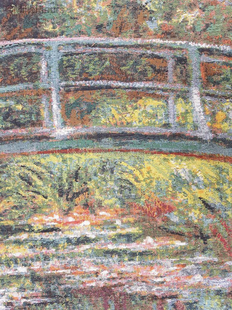 Japanse Brug (Monet), border Wandtapijten Claude Monet - Mille Fleurs Tapestries