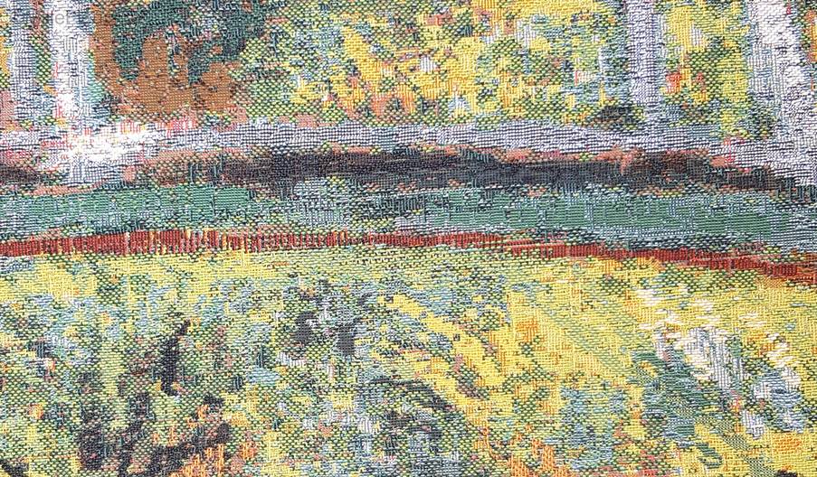 Japanse Brug (Monet), border Wandtapijten Claude Monet - Mille Fleurs Tapestries