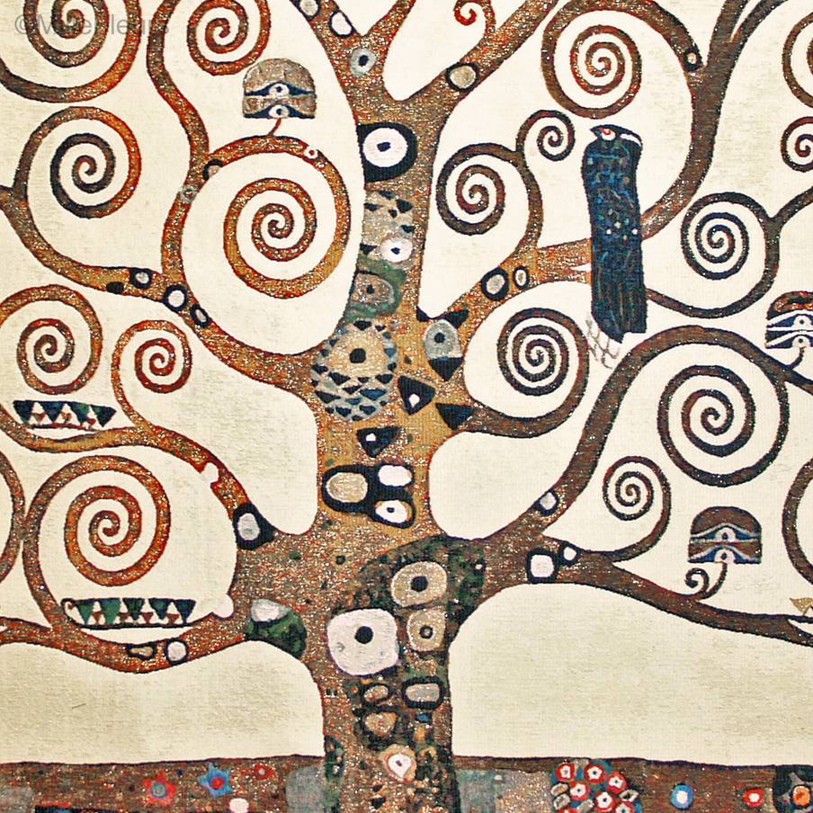 Levensboom (Klimt) Wandtapijten Gustav Klimt - Mille Fleurs Tapestries