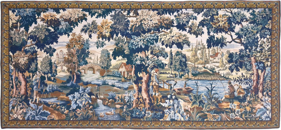 Paisaje Flamenco Tapices de pared Verdure - Mille Fleurs Tapestries