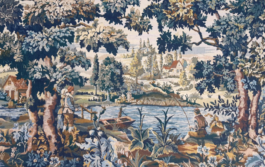 Flemish Landscape Wall tapestries Verdures - Mille Fleurs Tapestries