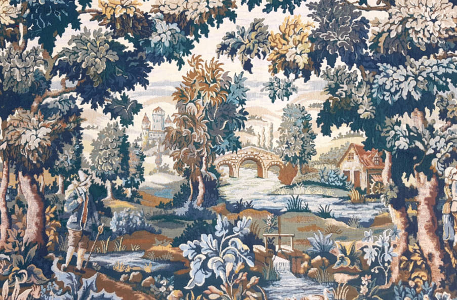 Paysage Flamand Tapisseries murales Verdures - Mille Fleurs Tapestries