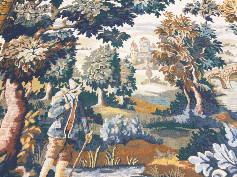 Flemish Landscape Wall tapestries Verdures - Mille Fleurs Tapestries