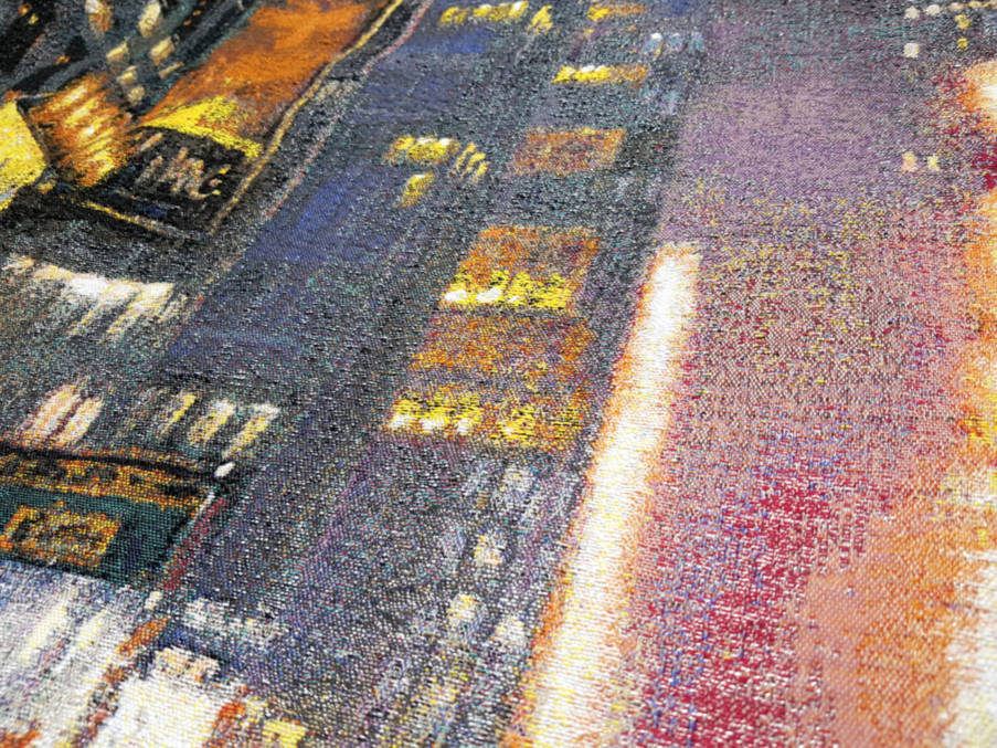 Bright Lights, Big City (Pejman) Tapisseries murales Art Edition - Mille Fleurs Tapestries